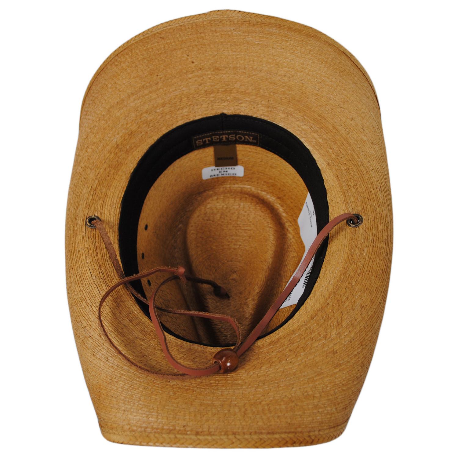 Stetson | Contoy Palm Leaf Straw Western Hat | 126953 | under | EXTRA TOASTY