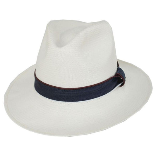 Bailey 1922 | Relik Shantung Straw Fedora Hat | 127770 | lead | NATURAL