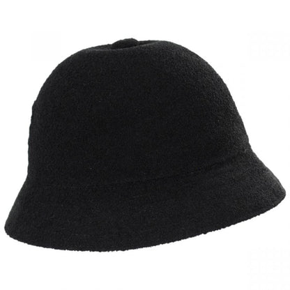 Kangol | Big Logo Casual Bucket Hat | 185756 | profile | BLACK