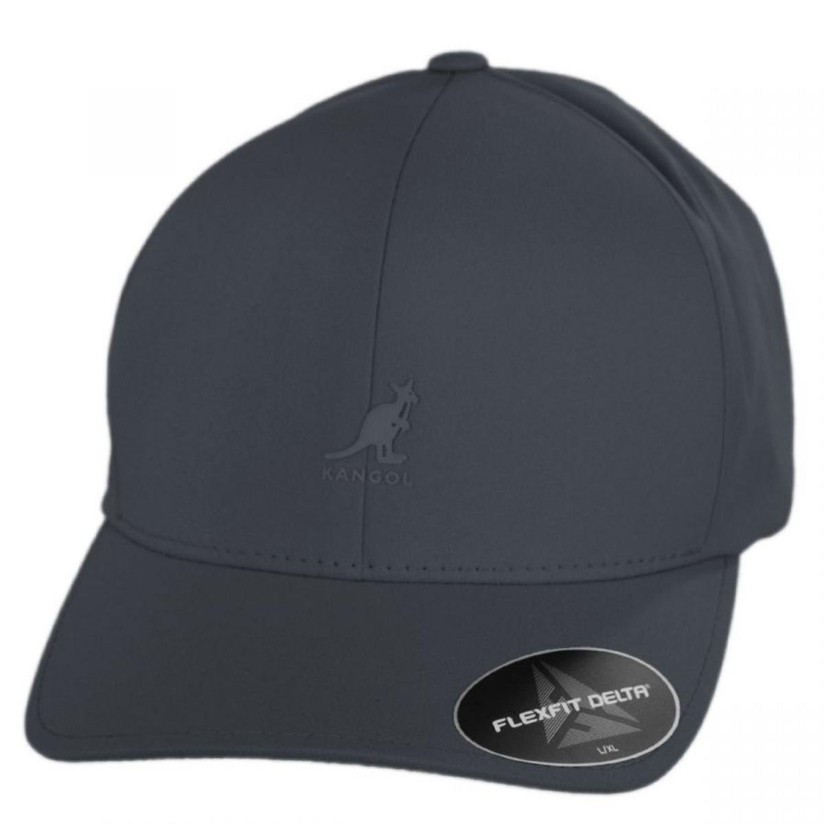 Kangol | Flexfit Delta Tech Fitted Baseball Cap | 201189 | lead | DARK GREY