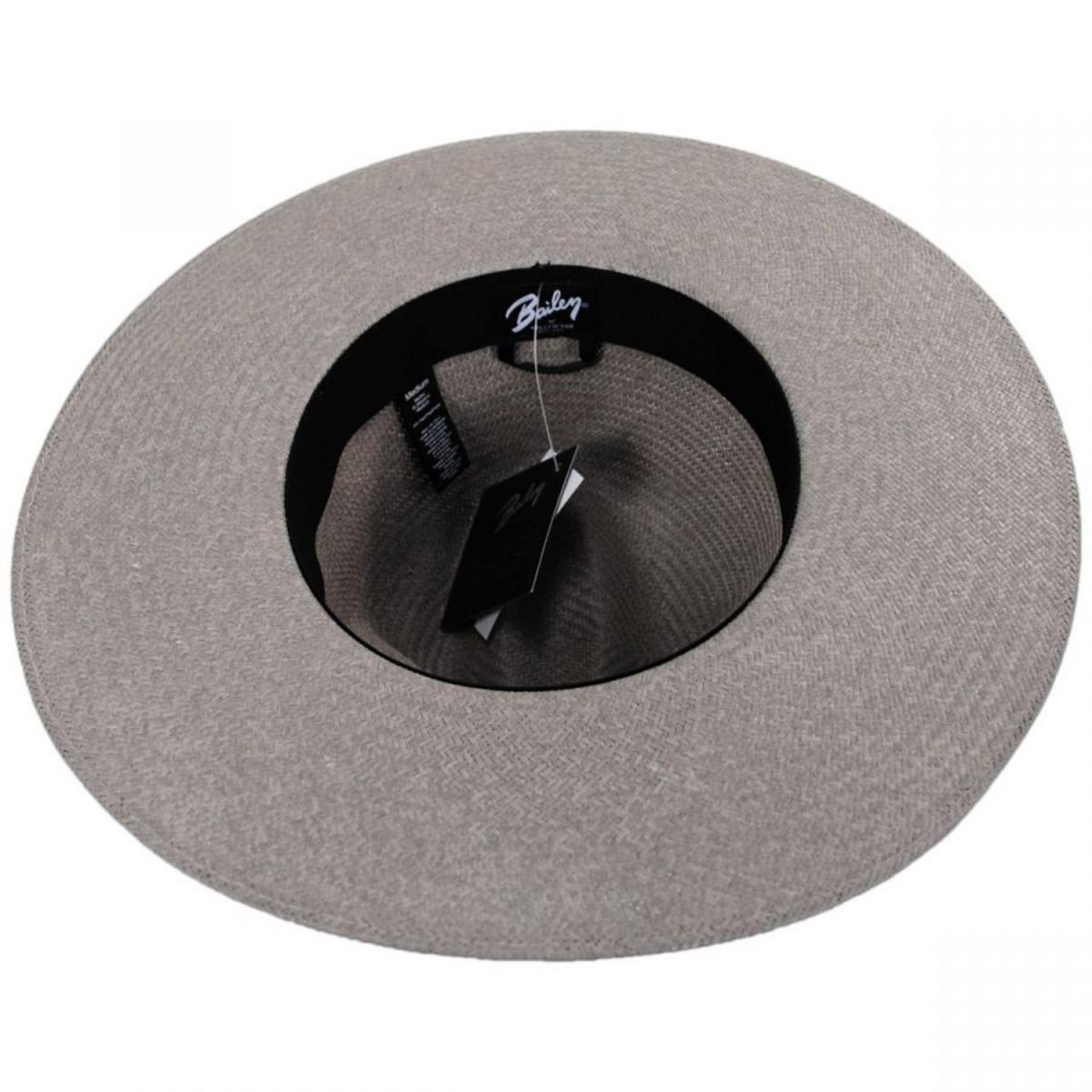 Bailey 1922 | Magness Shantung Straw Fedora Hat | 127764 | under | SILVER