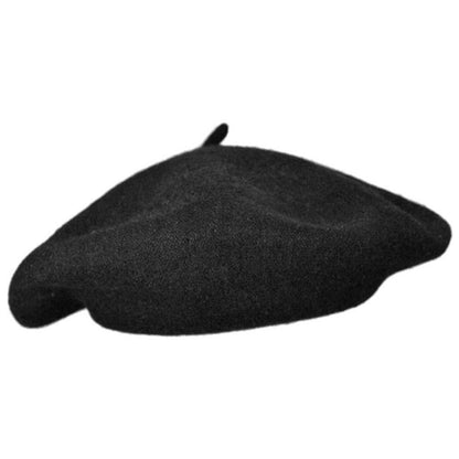 Village Hat Shop | Wholesale Wool Fashion Beret B2B Pre-Pack | B2B152500 | lead | BLACK