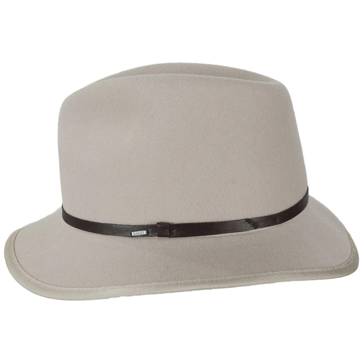 Bailey 1922 | Wanderer Wool Felt Rollable Fedora Hat | 130321 | profile | SILVERBELLY