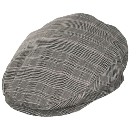 Bigalli | Summer Plaid Fabric Ivy Cap | 161808 | lead | KHAKI