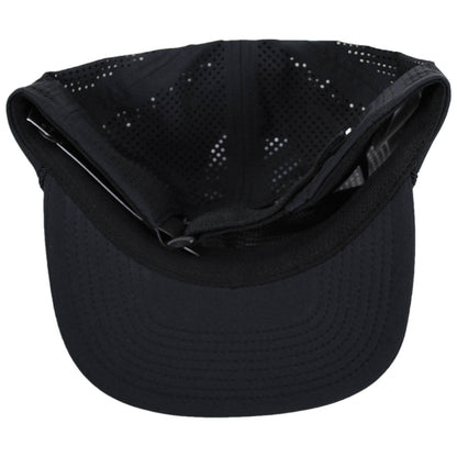 BRIXTON HATS | Alpha Journey Performance Strapback Baseball Cap | 201734 | under | BLACK