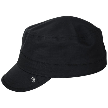Jaxon Hats | Ripstop Cotton Cadet Cap | 222399 | profile | BLACK