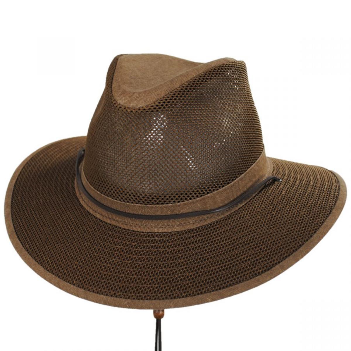 Henschel | Aussie Mesh Packable Hat | 140341 | lead | EARTH