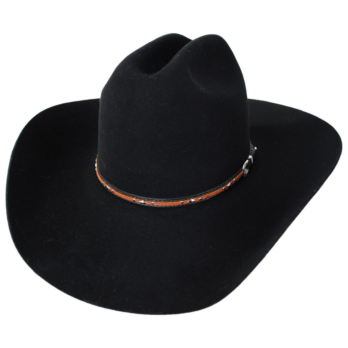 Bailey Western | Tecosa Wool Felt Western Hat | 130031 | lead | BLACK