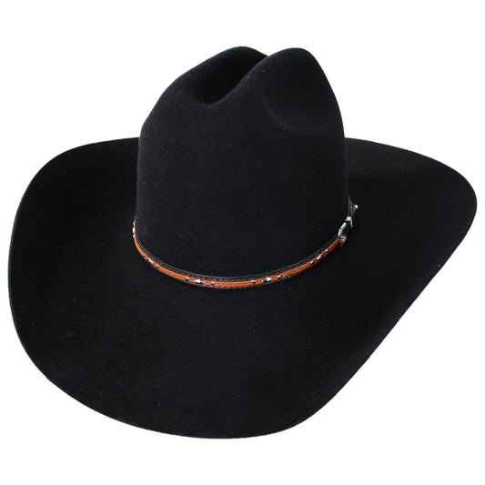 Bailey Western | Tecosa Wool Felt Western Hat | 130031 | lead | BLACK