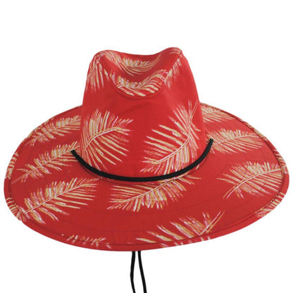 BRIXTON HATS | Field Cotton Aussie Sun Hat | 402613 | front | ALOHA RED