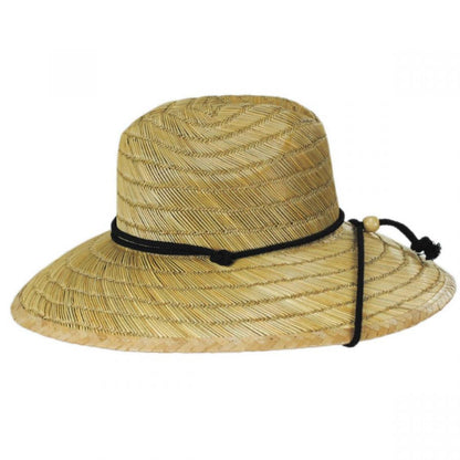 Peter Grimm | California Flag Rye Straw Lifeguard Hat | 127224 | profile | NATURAL