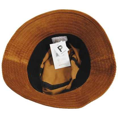 BRIXTON HATS | Petra Cotton Corduroy Packable Bucket Hat - FW22 | 185523FW22 | under | GLAZED GINGER