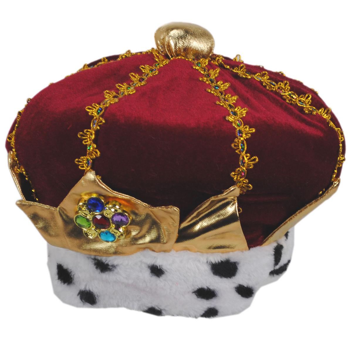 Elope | Kid's Royal Red King Costume Hat | 556004 | lead | RED