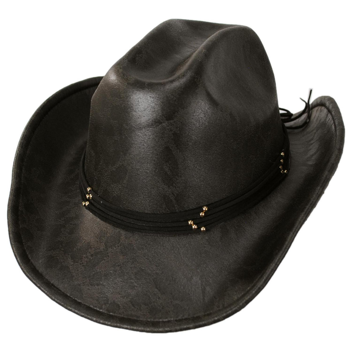 San Diego Hat Company | Meow Faux Leather Western Hat | 108657 | lead | LEOPARD