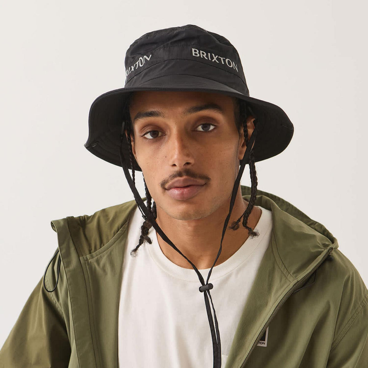BRIXTON HATS | Journey Rain Safari Booney Hat | 185562 | lsmone | BLACK
