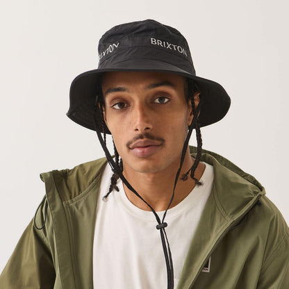 BRIXTON HATS | Journey Rain Safari Booney Hat | 185562 | lsmone | BLACK
