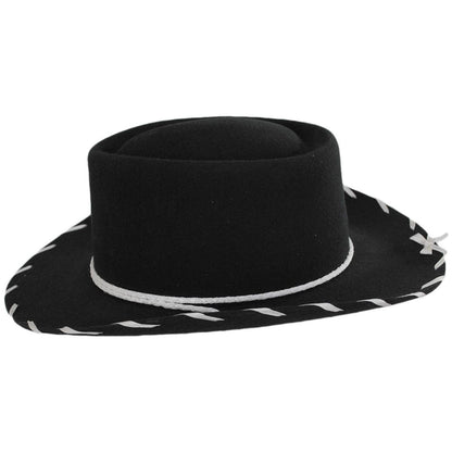 Eddy Bros | Kid's Woody Wool Felt Western Hat | 507600 | profile | BLACK
