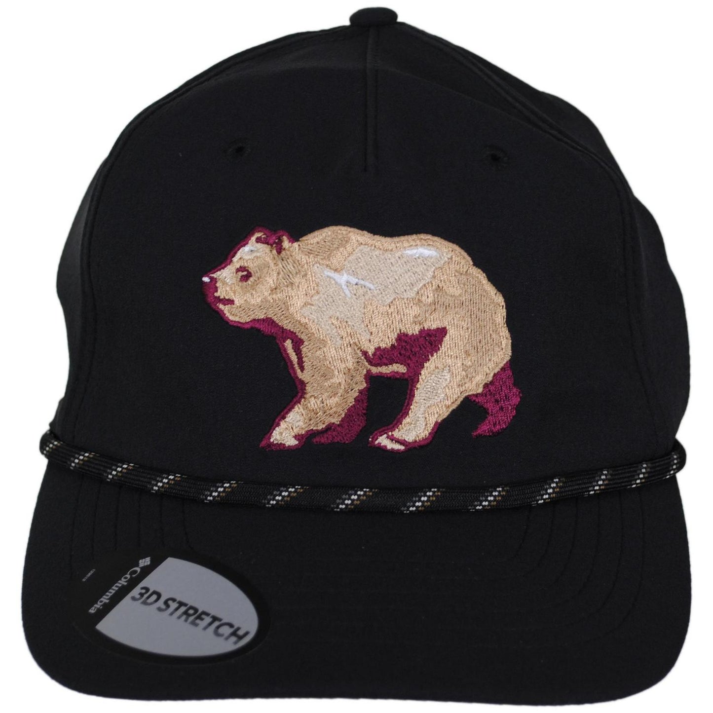 Columbia Sportswear | Ecoscape 3D Stretch Nylon Snapback Baseball Cap | 400085 | front | BLACK