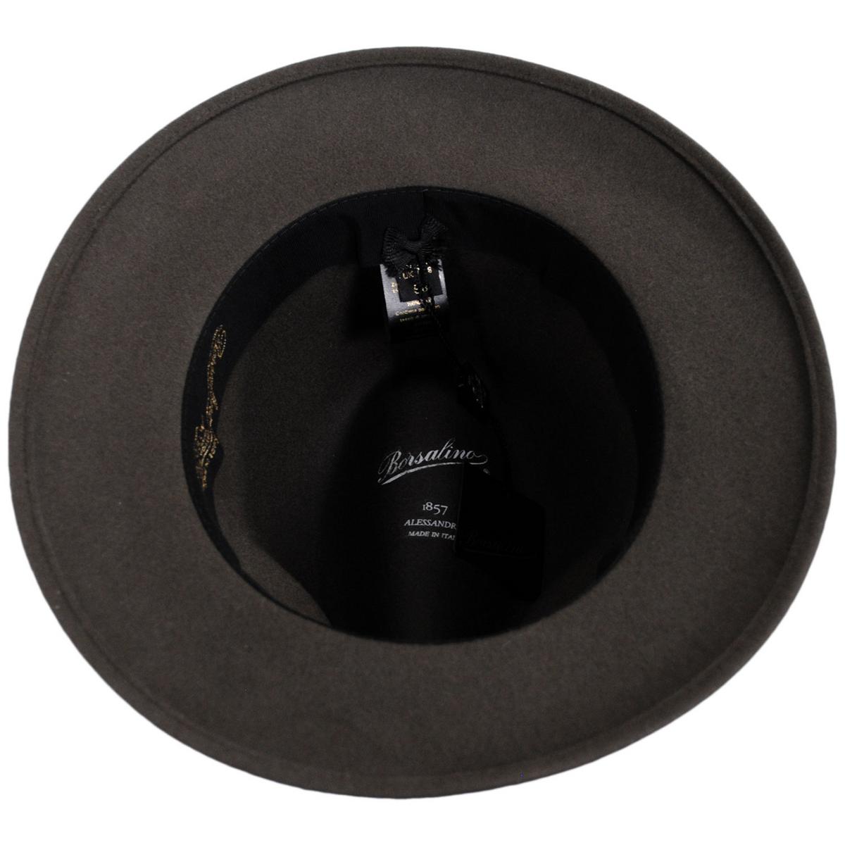 Borsalino | Traveler Fur Felt Fedora Safari Hat | 136300 | under | SAGE