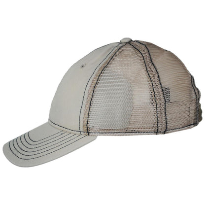 Dorfman Pacific | Cotton Mesh Snapback Baseball Cap | 200192 | profile | PUTTY