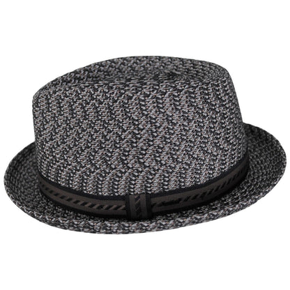 Bailey 1922 | Mannes Poly Braid Fedora Hat - Classic | 127844 | profile | BROWN MULTI