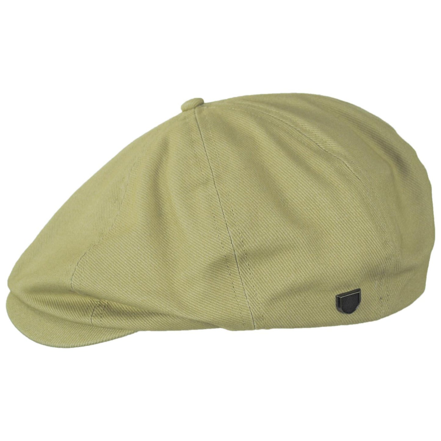 BRIXTON HATS | Brood Washed Cotton Twill Lightweight Newsboy Cap | 161578 | profile | WASHED KHAKI