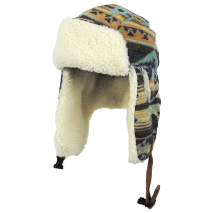 Scala | Shauna Southwestern Trooper Hat | 106456 | lead | NAVY