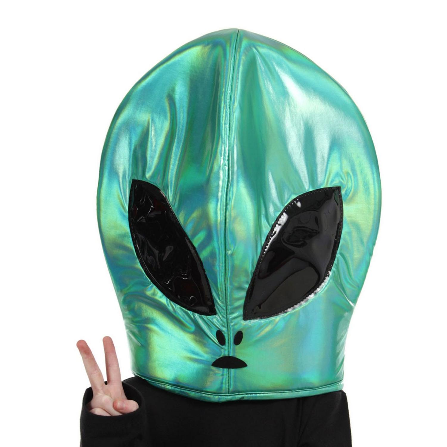 Elope | Alien Plush Hat/Mask | 190347 | front | GREEN