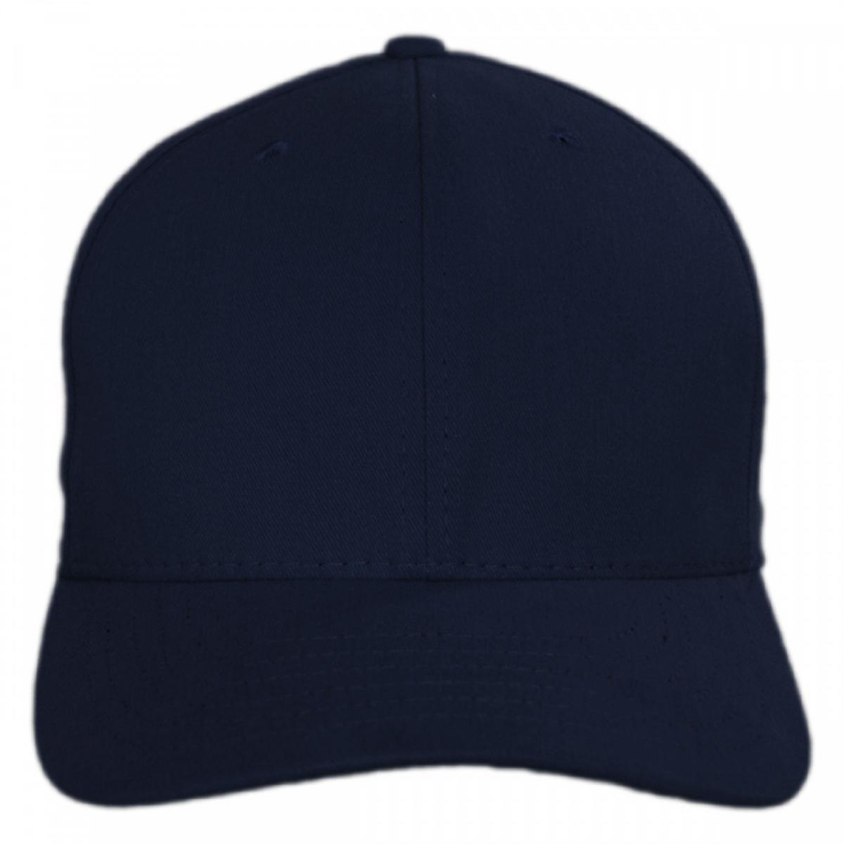 HeadShots by KC Caps | US Made 6-Panel Cotton Snapback Baseball Cap | 200525 | front | NAVY