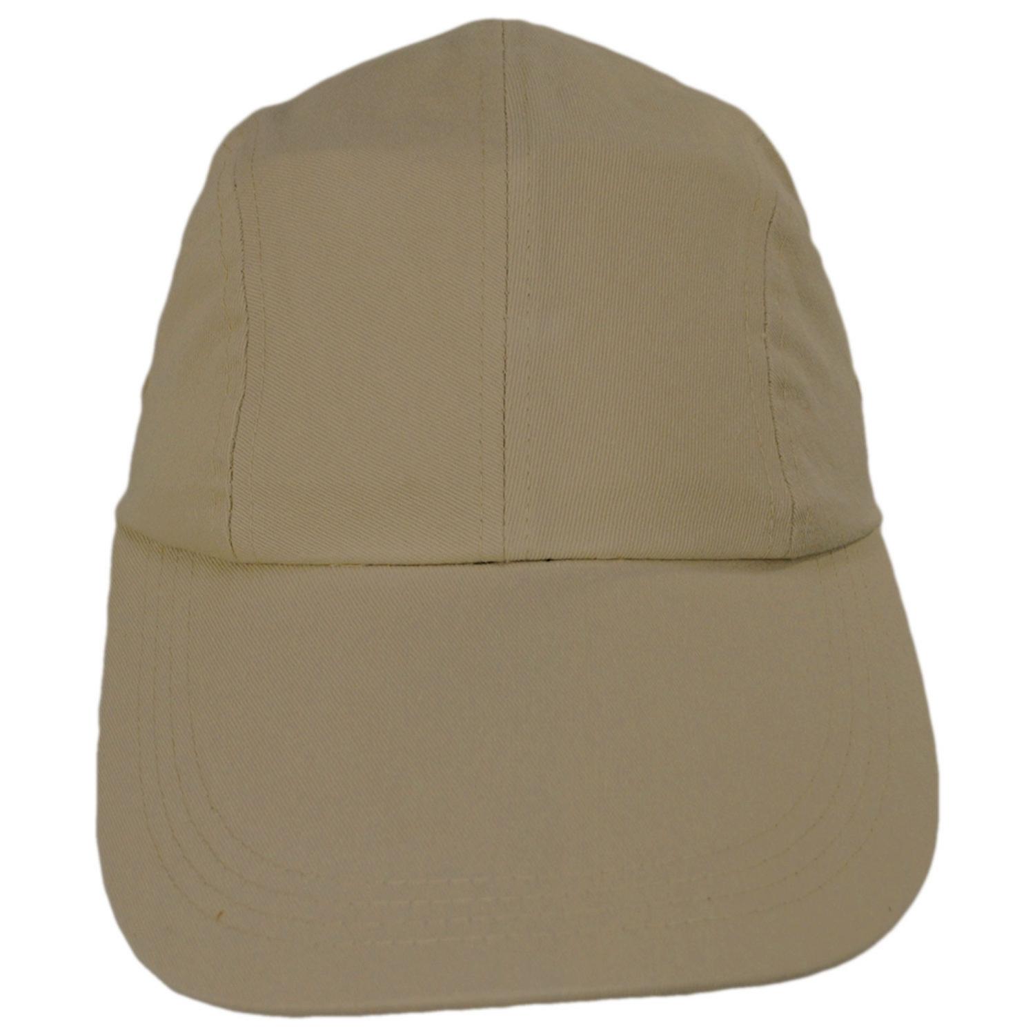 Village Hat Shop | VHS Long Bill Adjustable Baseball Cap | 222440 | front | KHAKI