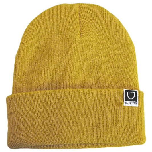 BRIXTON HATS | Harbor Beta Watch Cap Beanie | 502726 | lead | MUSTARD