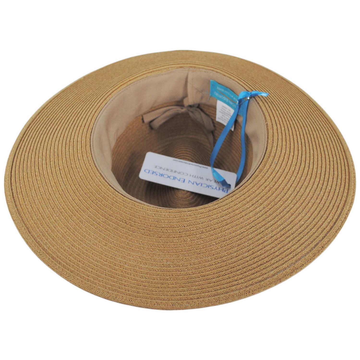Physician Endorsed | Avery Toyo Straw Fedora Hat | 102646 | under | TOAST/BLACK