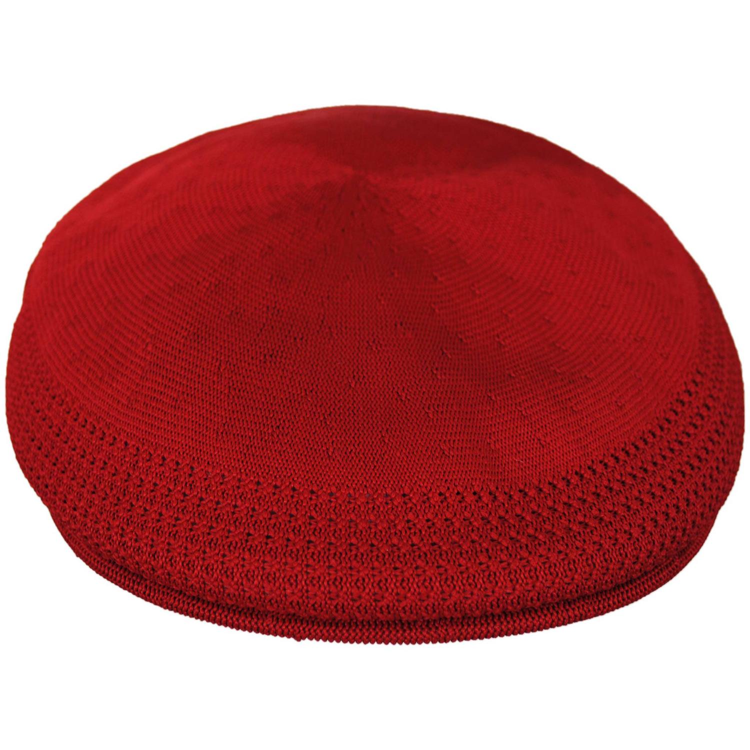 Kangol | Tropic Ventair 504 Ivy Cap - Standard Colors | 160804 | front | SCARLET