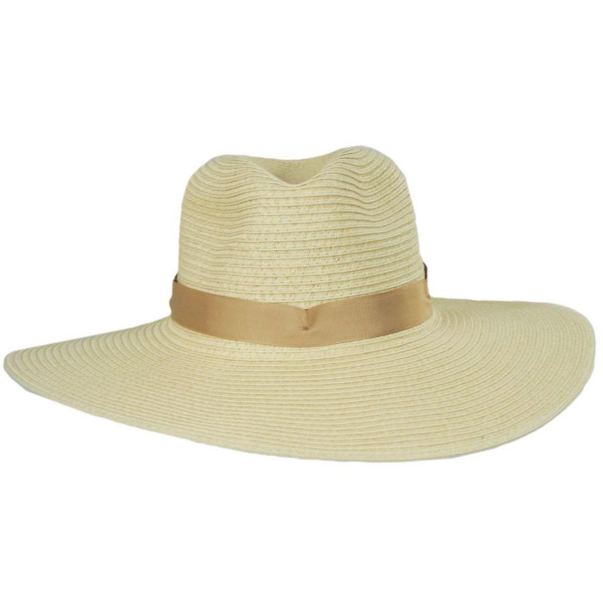 Physician Endorsed | Andi Toyo Braid Fedora Hat | 102677 | front | CREAM/TAN