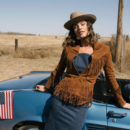 Stetson | USA 250th Open Road 6X Fur Felt Western Hat | 130638 | lsfone | FAWN