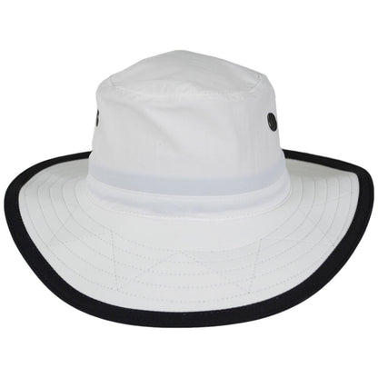 Dorfman Pacific | Jetty Supplex Booney Hat | 400230 | front | WHITE