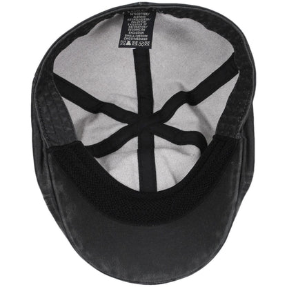 Dorfman Pacific | Grommet Weathered Cotton Duckbill Ivy Cap | 160179 | under | BLACK