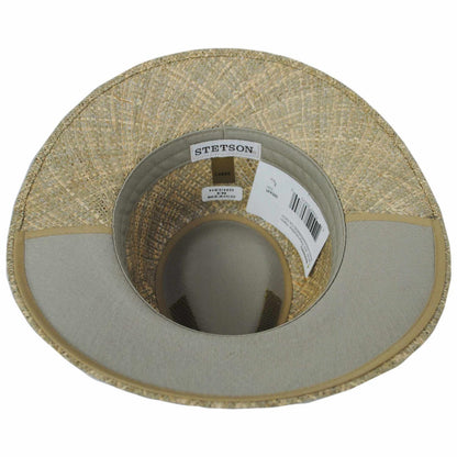Stetson | Alder Seagrass Straw Outback Hat | 126952 | under | WHEAT