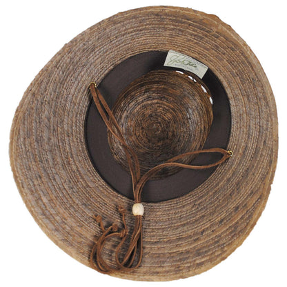 Tula Hats | Laurel Lattice Palm Straw Facesaver Hat | 102996 | under | NATURAL