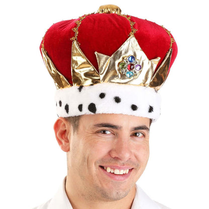 Elope | Plush Crown King Hat | 190315 | lsfone | RED