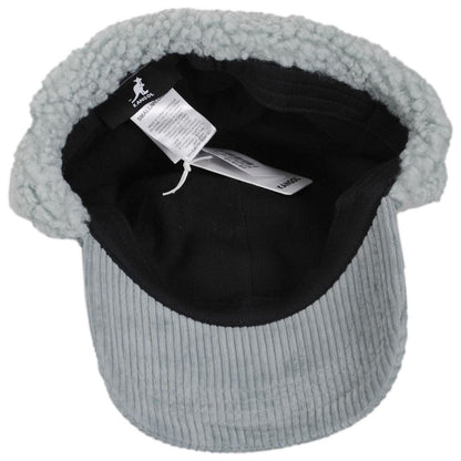 Kangol | Corduroy Earflap Fitted Baseball Cap | 201116 | under | SAGE GREEN