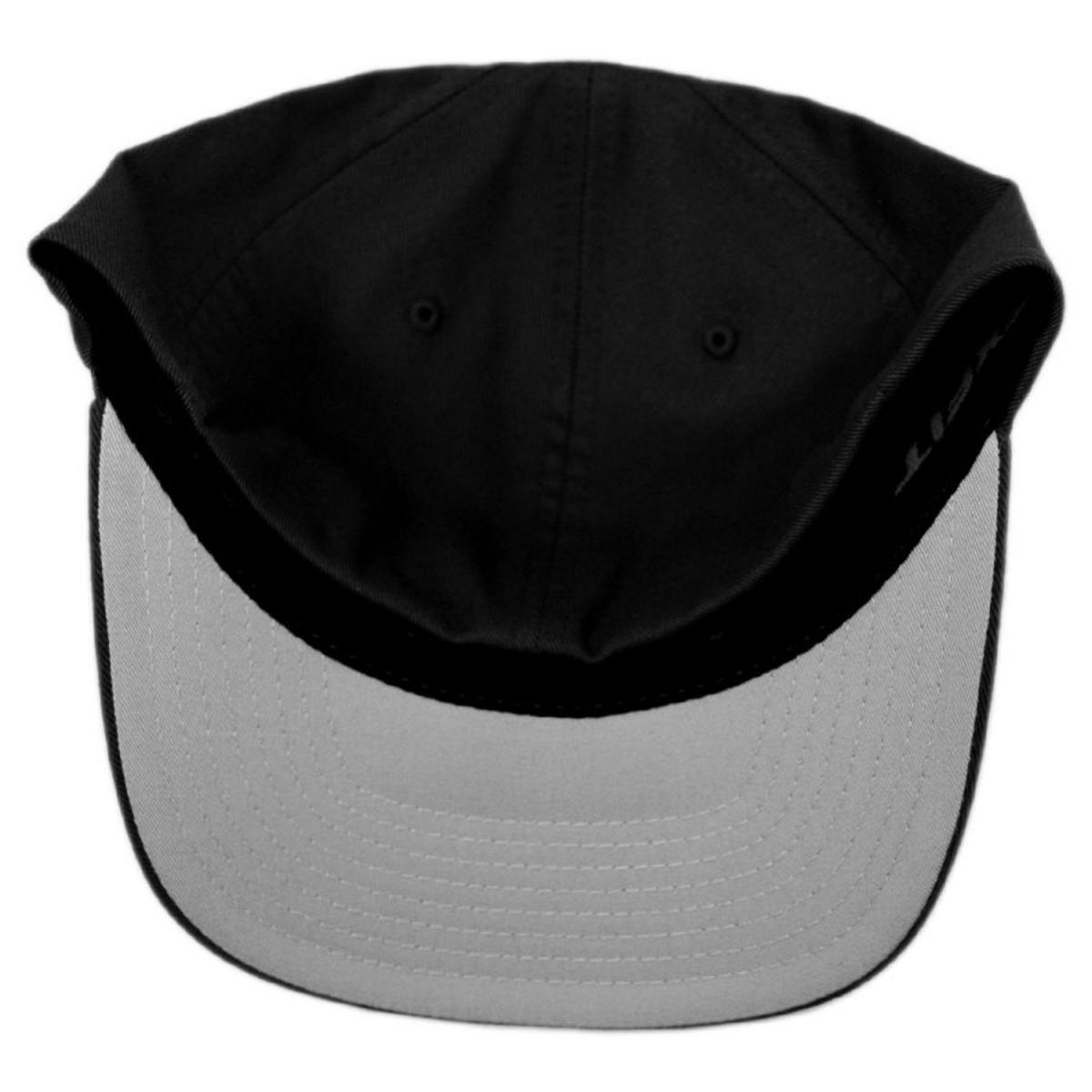 Flexfit | Combed Twill MidPro Flexfit Fitted Baseball Cap | 221502 | under | BLACK