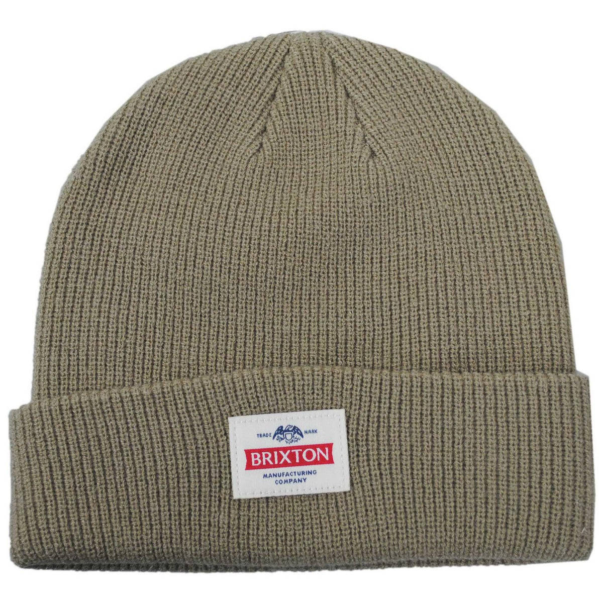 BRIXTON HATS | Trademark Beanie Hat | 502711 | lead | BRITISH KHAKI