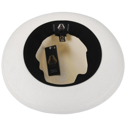 Jaxon Hats | Henry Grade 8 Panama Straw Fedora Hat | 127152 | under | BLEACH