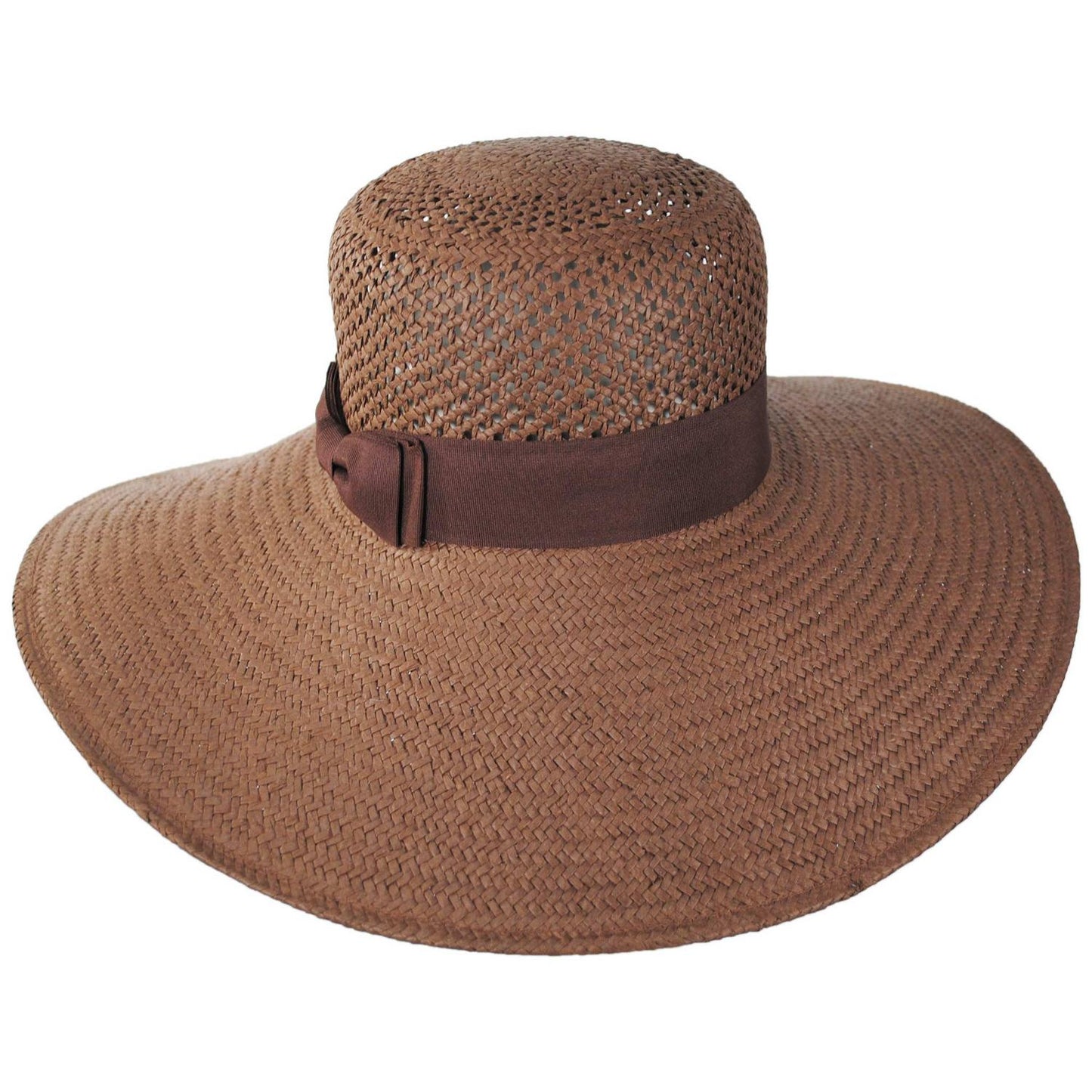 San Diego Hat Company | Clara Toyo Straw Lampshade Sun Hat | 103592 | lead | BROWN