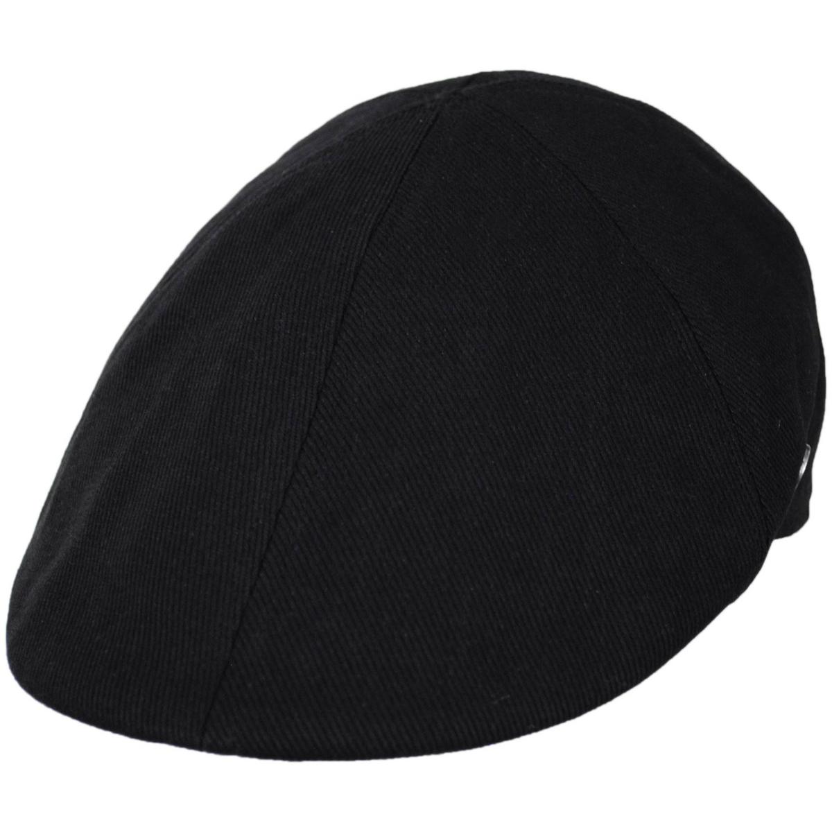 Jaxon Hats | Cotton Twill Duckbill Cap | 167739 | lead | BLACK
