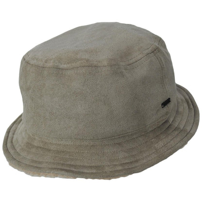BRIXTON HATS | Vernon Reserve Vegan Shearling Bucket Hat | 185551 | lead | SAND