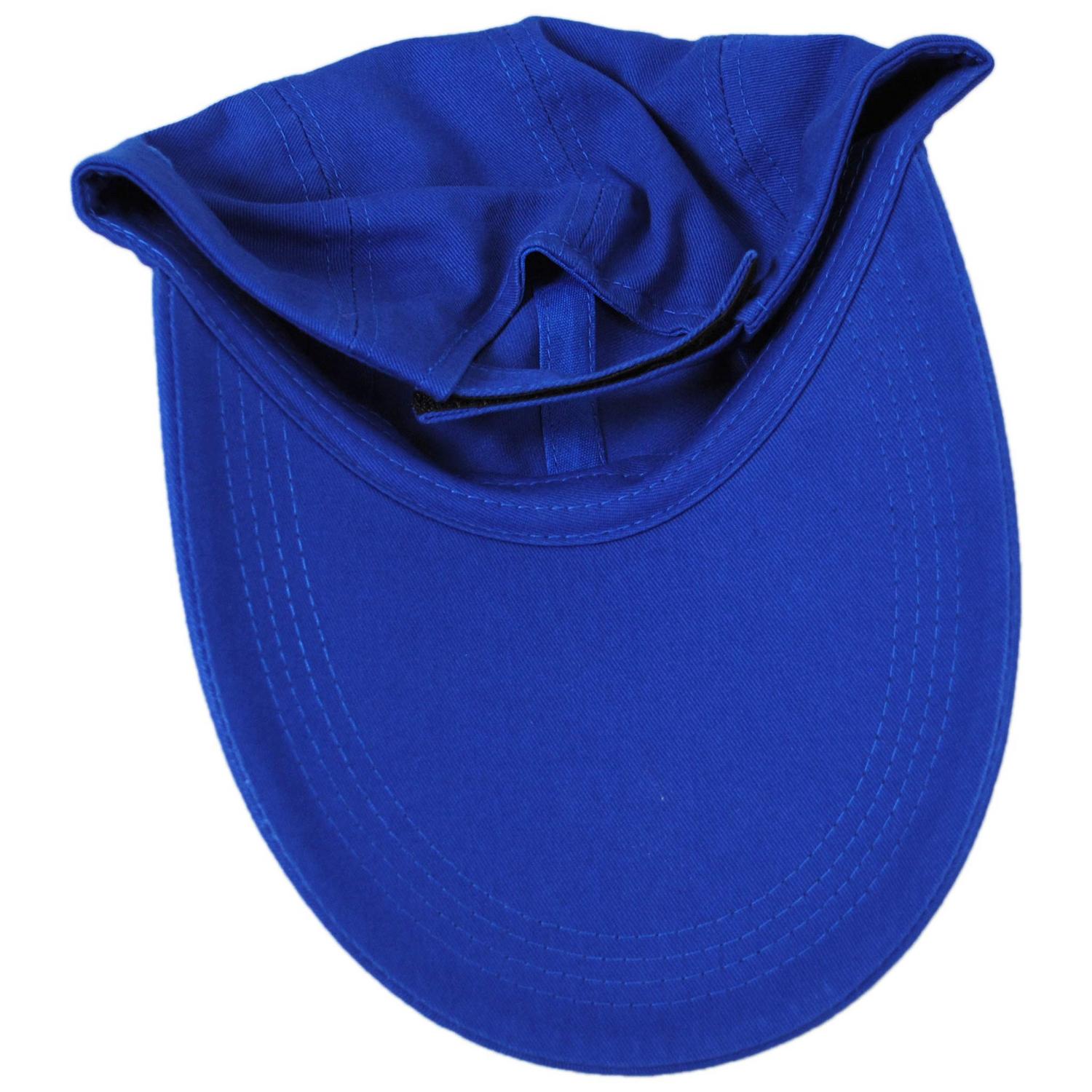 Village Hat Shop | VHS Long Bill Adjustable Baseball Cap | 222440 | under | ROYAL