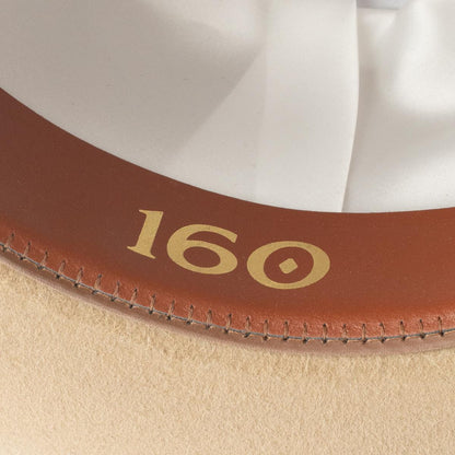 Stetson | Open Road 160th Edition 6X Fur Felt Shapeable Open Crown Western Hat | 130754 | detailtwo | FAWN