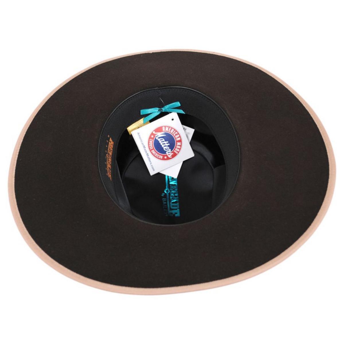 Renegade | Cowpuncher Wool and Angora Felt Gambler Hat | 100810 | under | BEAVER